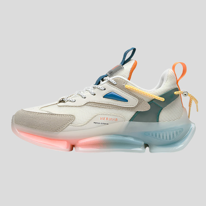 Celonox Gradient-Pod Multi-Panel Sneakers